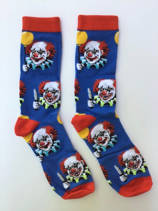 Clown face socks