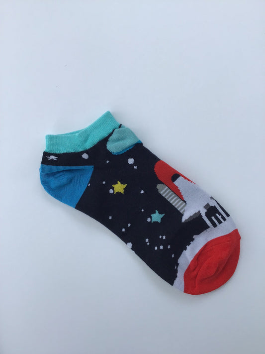 Ankle Socks: Rocketship