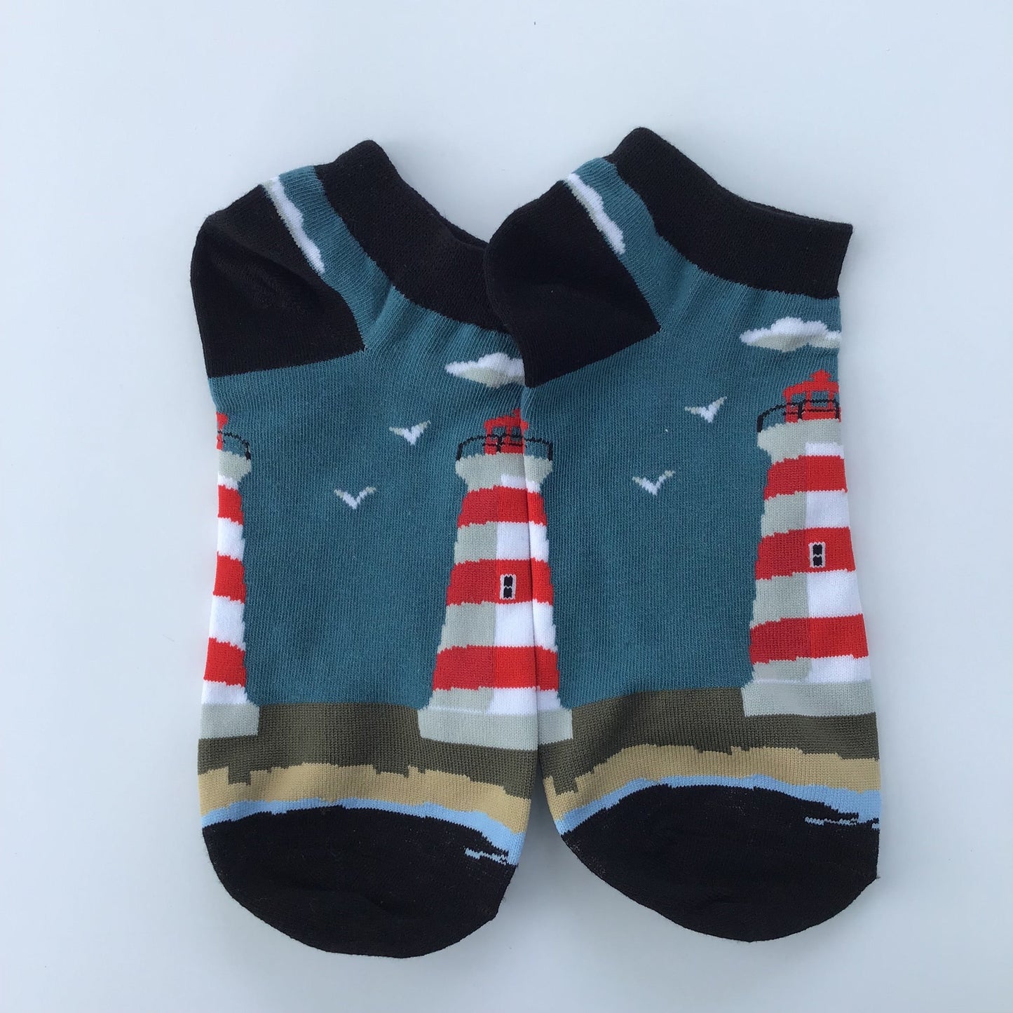 Ankle socks: Light house